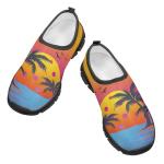 Ctsgobvahy Boy's Sports Shoes, Kids Easy-to-Put-On Low-Top Shoes, Children's Lightweight Non-Slip Elastic Sport Training Shoes Suitable for Running, Pickleball, and Baseball,Beach