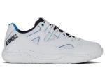 K-Swiss Men's Tura Team Pickleball Shoe, White/Brilliant Blue/Black, 9 M