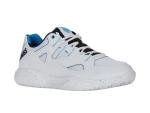 K-Swiss Men's Tura Team Pickleball Shoe, White/Brilliant Blue/Black, 9 M