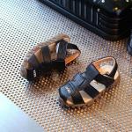 Ctreela Kids Summer Shoes Little Kid Boy Girl Fisherman Sandals Cutout Breathable Outdoor Cloese Toe Sport Sandals Black