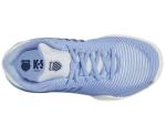 K-Swiss Kid's Hypercourt Express 2 Tennis Shoe, Bright White/Open Air/Estate Blue, 6 M Big Kid
