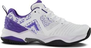 Tyrol Women's Ace Pickleball Shoe - White/Purple - 8.5