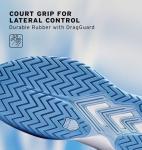 K-Swiss Women's Ultrashot Light Pickleball Tennis Shoe - Lightweight Court Shoes Lateral Movement Stable Support, White/Blue/Multi 8.5 M