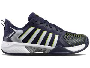 K-Swiss Men's Pickleball Supreme Shoe, Peacoat/White/Lime Green, 10.5 M