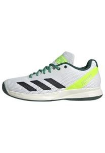 adidas Men's Pickleball Shoes, FTWR White Core Black Collegiate Green, 10 US