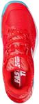 Babolat Junior Jet Mach 3 All Court Kids' Tennis Shoes, Fiesta Red (US Kids Size 4.5)