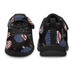 Ctsgobvahy Kids Casual Sneakers Size11 to 15, American Flag Boys Girls Spring Summer Pickleball Shoes Light Breathable Athletic Shoes with One Strap