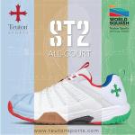 Teuton Sports ST2 Unisex All-Court Shoes: Lightweight, Breathable Sneakers for Tennis, Squash, Pickleball & More - Sizes 37-48 EUR (LightGrey, US Footwear Size System, Adult, Men, Numeric, Medium, 4.5)