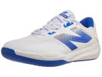 New Balance Men's 796 V4 Pickleball Tennis Shoe, White/Blue Gemstone, 11 M