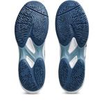 ASICS Men's Game FlyteFoam Pickleball Shoes, 9, White/Twilight Blue