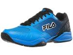 Fila Volley Zone Mens Pickleball Shoe (Electric Blue/Black/White, US Footwear Size System, Adult, Men, Numeric, Medium, 10.5)