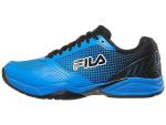 Fila Volley Zone Mens Pickleball Shoe (Electric Blue/Black/White, US Footwear Size System, Adult, Men, Numeric, Medium, 10.5)