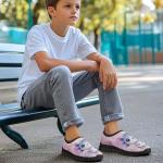 Ctsgobvahy Girl's Tennis Sneaker, Kids Easy-to-Put-On Low-Top Shoes, Cute Axolotl Children's Lightweight Non-Slip Elastic Playing Shoes Suitable for Running, Pickleball, and Baseball