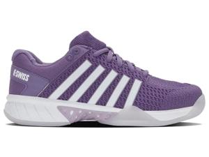K-Swiss Women's Express Light Pickleball - Wide Shoe, Purple Haze/White/Orchid Hush 9.5 W