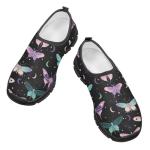 Ctsgobvahy Sports Shoes for Toddlers Boys Girls, Kids Easy-to-Put-On Low-Top Shoes, Butterflies Children's Lightweight Breathable Shoes Suitable for Running,Tennis,Pickleball,Baseball