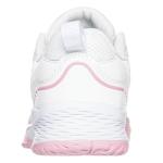 Sisttke Women's Badminton Pickleball Tennis Shoes Lightweight Breathable Non-Slip Court Sneakers for Racquet Sports Training White/Pink