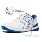 SQAIRZ XRZ Men's Pickleball Shoes, Pickleball Shoes Men, Mens Tennis Shoes, WHT/BLU, 11.5