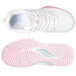 Sisttke Women's Badminton Pickleball Tennis Shoes Lightweight Breathable Non-Slip Court Sneakers for Racquet Sports Training White/Pink