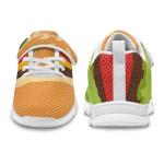 Ctsgobvahy Kids Casual Sneaker for Boys, Hamburger Print Girls Spring Summer Printed Running Tennis Shoes Light Breathable Sport Athletic Shoes with One Strap