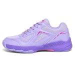 LEFUS Women's Pickleball Shoes - AMZ-P601, Non-Slip, Cushioning, Anti-Torque, Breathable Court Shoes (P601 Lavender, 10)