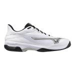 Mizuno Wave Exceed Court AC Men's Racquet Sports Shoes, White-Black, US Mens 10