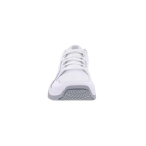 K-Swiss Court Express Pickleball Shoes, White/Highrise/Black, 9.5M