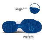 SQAIRZ XRZ Men's Pickleball Shoes, Pickleball Shoes Men, Mens Tennis Shoes, WHT/BLU, 10