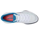Skechers Men's Viper Court Pro Pickleball Sneaker, White/Turquoise, 10