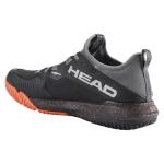 HEAD Men's Motion Pro Pickleball Shoe - Lightweight Cushioning, Lateral Stability & Durable Traction, Black/Orange, 8.5
