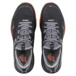 HEAD Men's Motion Pro Pickleball Shoe - Lightweight Cushioning, Lateral Stability & Durable Traction, Black/Orange, 8.5