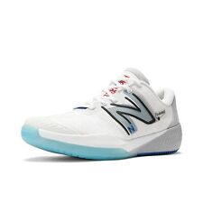 New Balance Men's FuelCell 996V5 Pickleball Indoor Court Shoe, White/Grey/Team Royal, 10.5