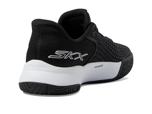 SKECHERS Viper Court Elite Pickleball Shoes, Black/White, Men's
