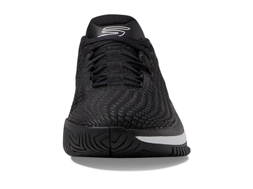 SKECHERS Viper Court Elite Pickleball Shoes, Black/White, Men's
