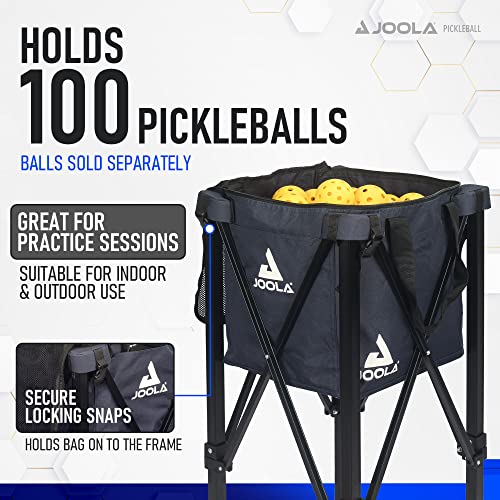 JOOLA Pickleball Ball Caddy with Wheeled Storage Bag