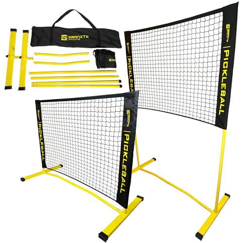Adjustable 4ft Pickleball Dink Rebounder Net, Quick Setup