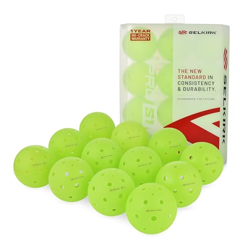 Selkirk Pro S1 Outdoor Pickleball Balls - 12 Pack