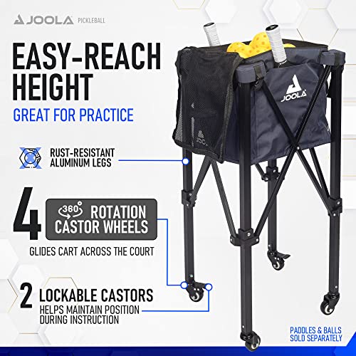 JOOLA Pickleball Ball Caddy with Wheeled Storage Bag