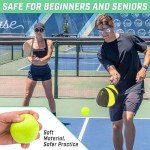 GoSports GS 40 Q-Foam Pickleballs - Quiet Foam Balls for Indoor or Outdoor Practice - 3 Pack