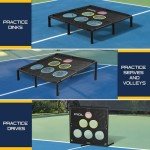 PIQL Pro Pickleball Target Net - Practice Equipment, Games