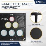 PIQL Pro Pickleball Target Net - Practice Equipment, Games