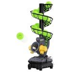 A11N Pickleball Automatic Launcher – Adjustable Speed, Spin & Angles for Dinks, Chops, Volleys & Serves – Auto Swing for Forehand & Backhand Training – Indoor/Outdoor Use for All Skill Levels