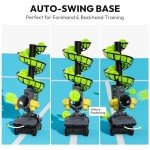 A11N Pickleball Automatic Launcher – Adjustable Speed, Spin & Angles for Dinks, Chops, Volleys & Serves – Auto Swing for Forehand & Backhand Training – Indoor/Outdoor Use for All Skill Levels