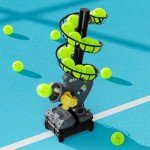 A11N Pickleball Automatic Launcher – Adjustable Speed, Spin & Angles for Dinks, Chops, Volleys & Serves – Auto Swing for Forehand & Backhand Training – Indoor/Outdoor Use for All Skill Levels