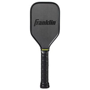 Franklin Sports Sweet Spot Training Pickleball Paddle - The Original Pickleball Trainer Practice Paddle - Mini Paddle Head + Extra Long Handle for Shot + Swing Training - 16mm Core + T700 Carbon Face