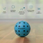 shark athletics Premium Silent Pickleball Balls - Quiet Foam Pickleball Set for Indoor/Outdoor Practice, Soft Training Balls