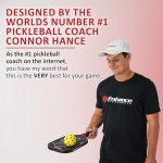Enhance Pickleball Ninja Ball - The Original Silent Pickleball - Foam Pickleball for Quiet Practice at Home - Comes with 3 Balls - Indoor or Outdoor Pickleball Balls for Quiet Practice