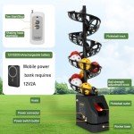Pickleball Machine, Automatic Pickleball Launcher Machine, Holds 29 Pickleballs, Three Power Modes - Power Bank/Batteries/Ac Power, Adjustable Tossing Speed and Angle, Suitable for All People