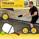 Pickleball Trainer for Pickleball for Drop Practice. Pickleball Trainer Ball with String Works as rebounder and Improves Hand Eye Coordination and Allows Pickleball self Practice with Match Buddy