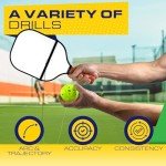 Pickleball Trainer for Pickleball for Drop Practice. Pickleball Trainer Ball with String Works as rebounder and Improves Hand Eye Coordination and Allows Pickleball self Practice with Match Buddy