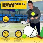 Pickleball Trainer for Pickleball for Drop Practice. Pickleball Trainer Ball with String Works as rebounder and Improves Hand Eye Coordination and Allows Pickleball self Practice with Match Buddy